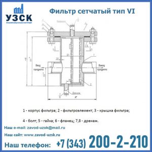 Фильтр сетчатый ФС по Т-ММ-11-2003 в Энгельсе